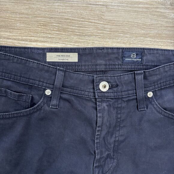 AG Pants Mens Size 30x27 The Protege Straight Leg Blue Adriano Goldschmied - Picture 2 of 7